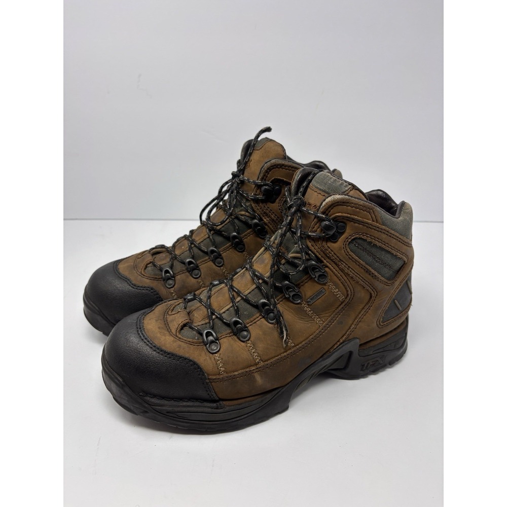 Danner Mens TFX Hiking Boots Leather Dark Brown 5.5" Gore-Tex 45364 Size 10